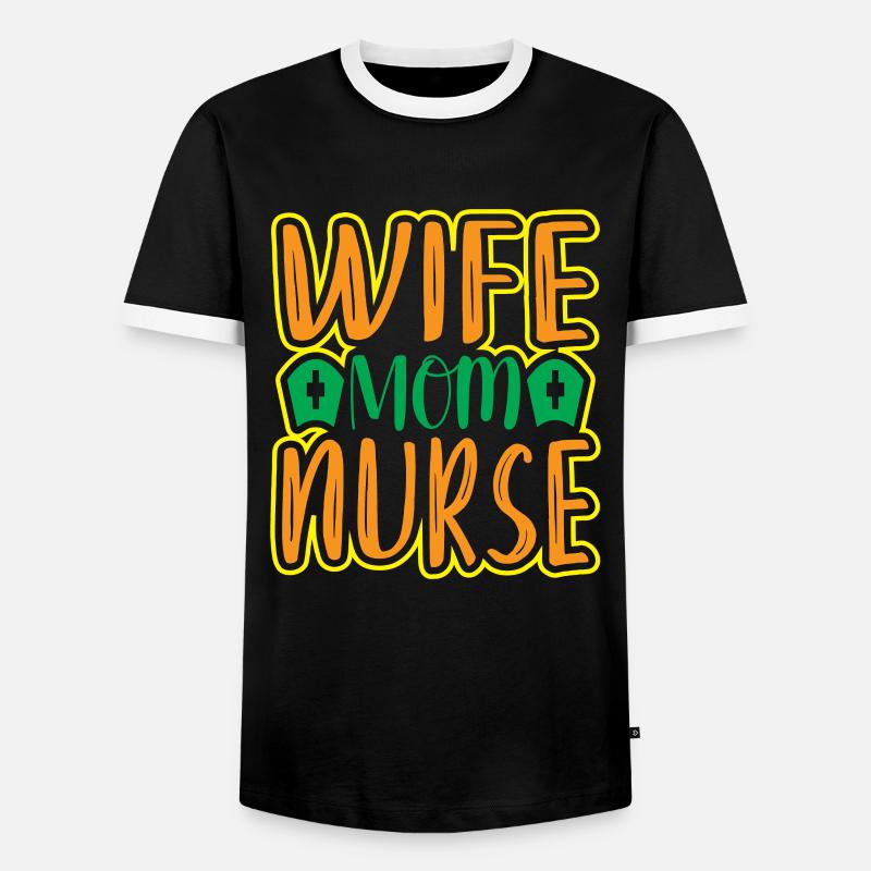 KRANKENSCHWESTER Pflegerin - Männer Kontrast-T-Shirt - Schwarz/Weiß
