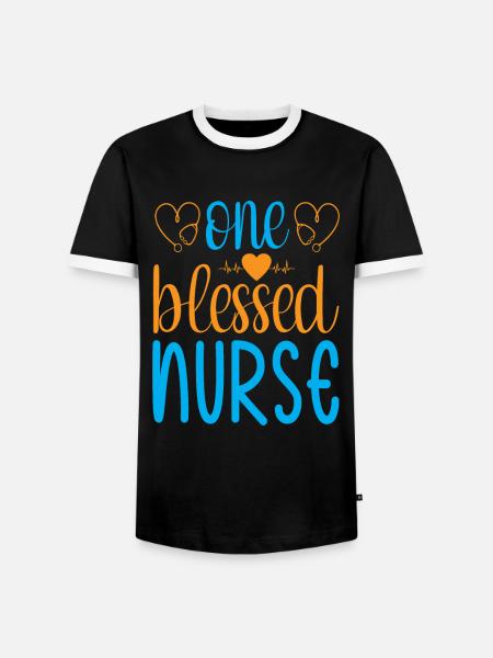 KRANKENSCHWESTER Pflegerin - Männer Kontrast-T-Shirt - Schwarz/Weiß