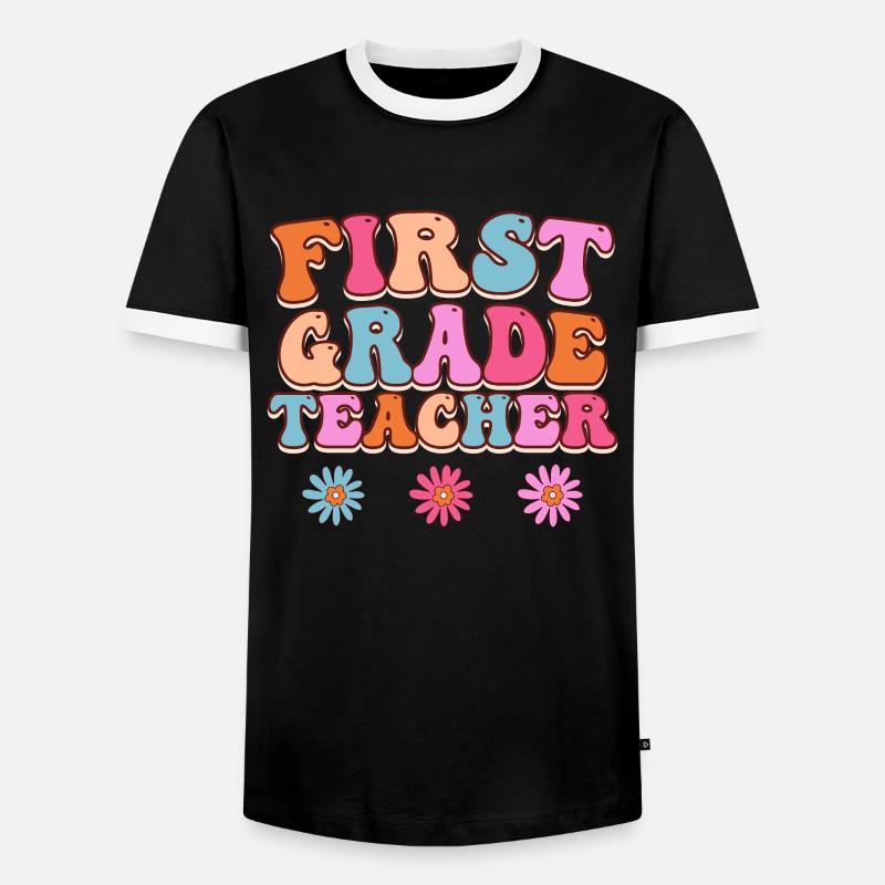 Første klasse klasselærer Jeg er lærer - Herre kontrast-T-shirt - sort/hvid