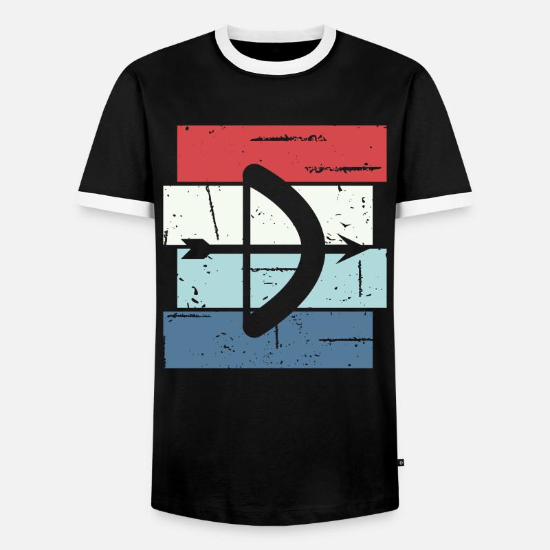 Archery Gift Saying Archery - Men's Ringer Shirt - black/white