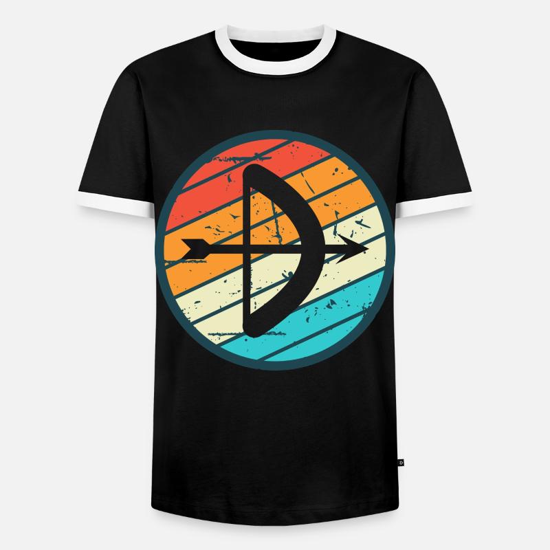 Archery Gift Saying Archery - Men's Ringer Shirt - black/white