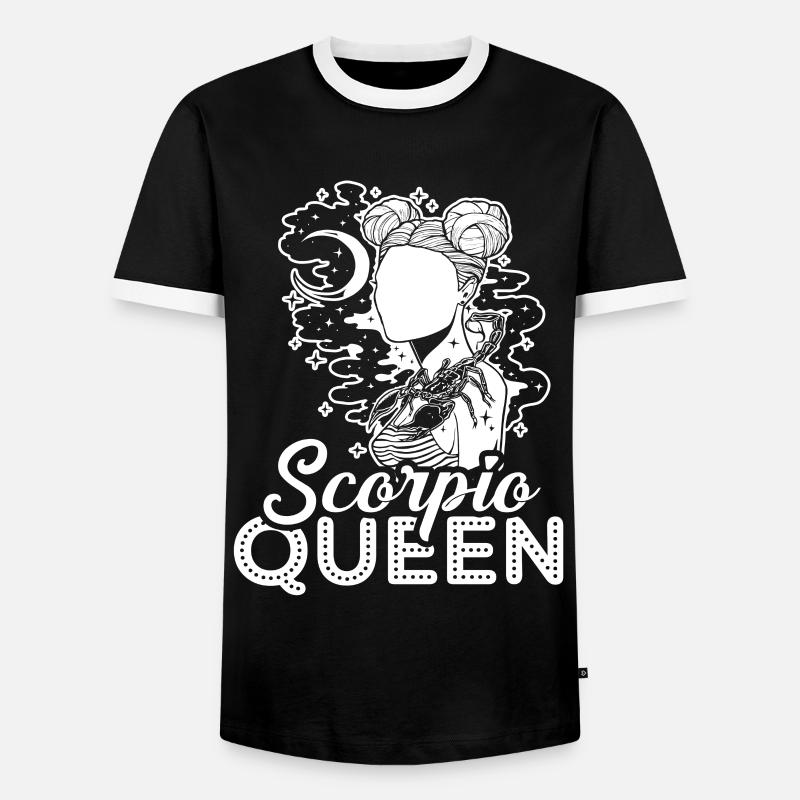 Scorpio Scorpio Queen - Men's Ringer Shirt - black/white