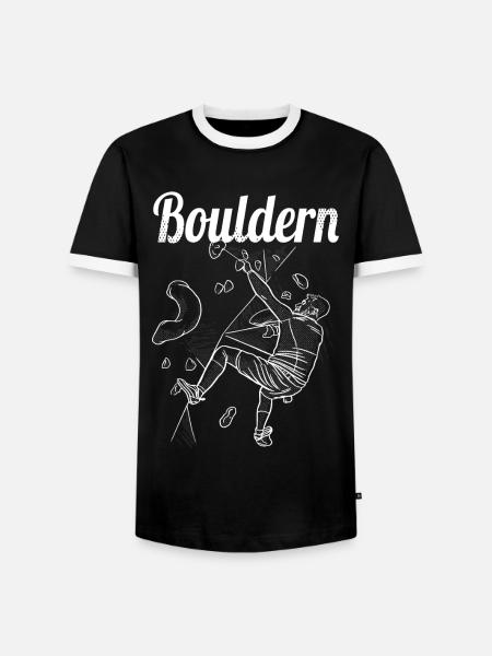 Bloc Bloc Escalade Bloc Bloc - T-shirt contrasté Homme - noir/blanc