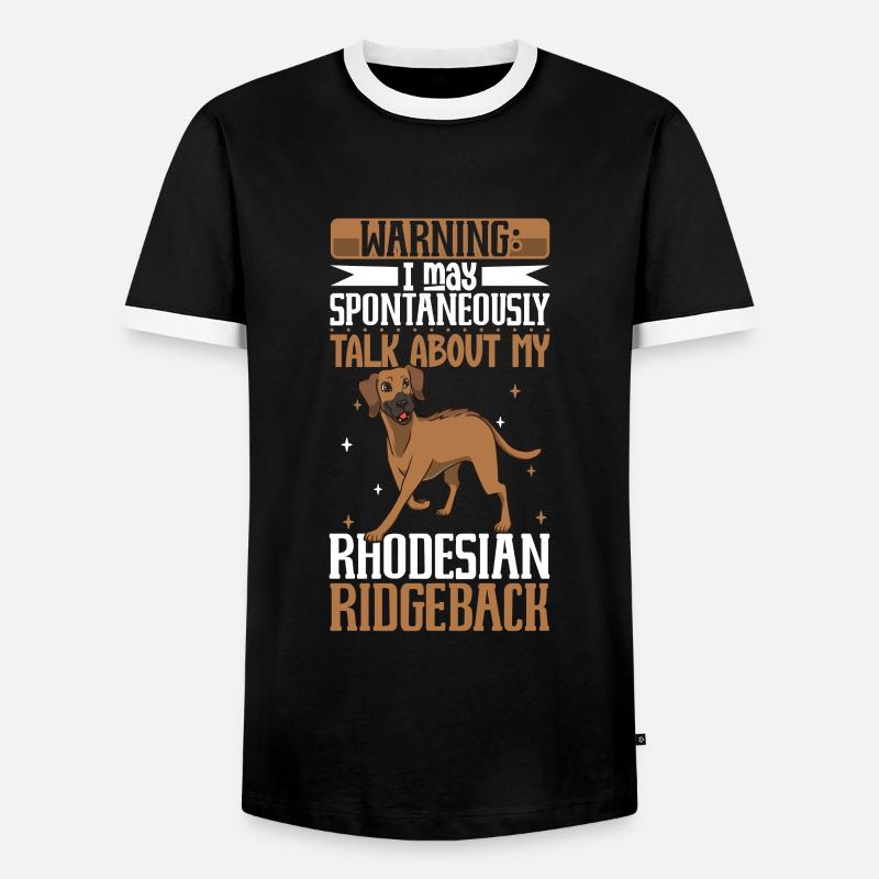 Rhodesian Ridgeback Lover - Men's Ringer Shirt - black/white