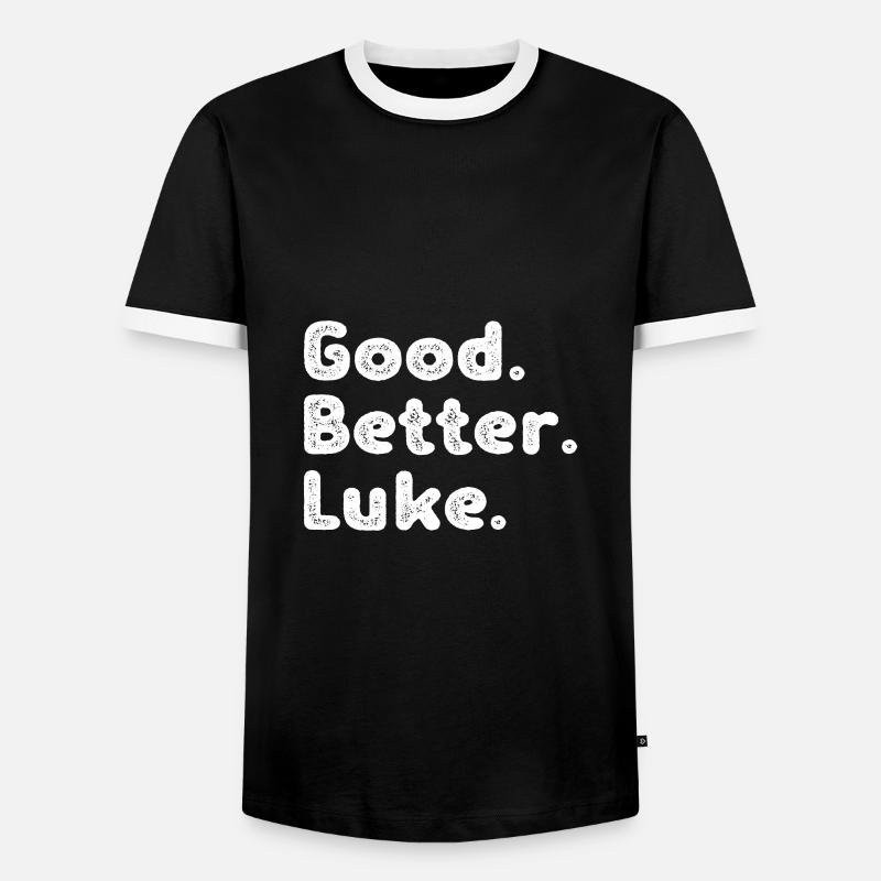 Good better hatch - Men's Ringer Shirt - black/white