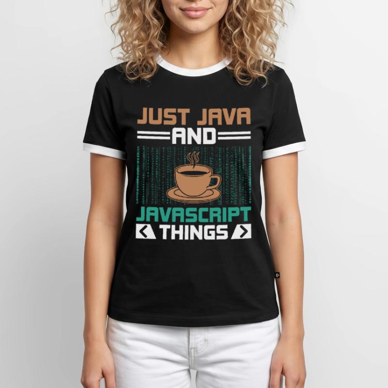 Café Codage Programmeur Codeur Développeur Nerd Coff T-shirt contrasté Homme
