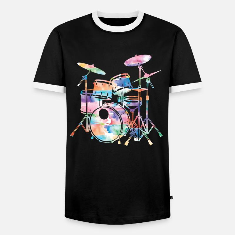 Drums Drummers Drummers - Men's Ringer Shirt - black/white