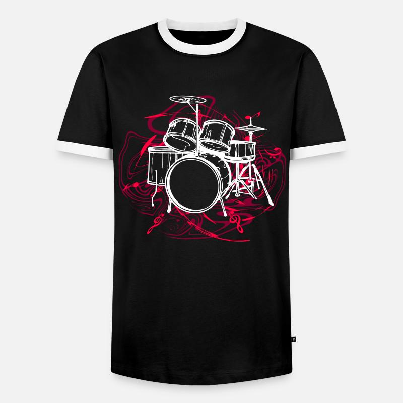 Drums Drummers Drummers - Men's Ringer Shirt - black/white