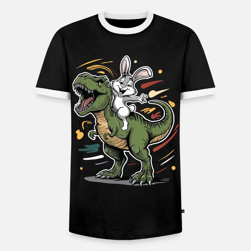 Rabbit - Men's Ringer Shirt - black/white