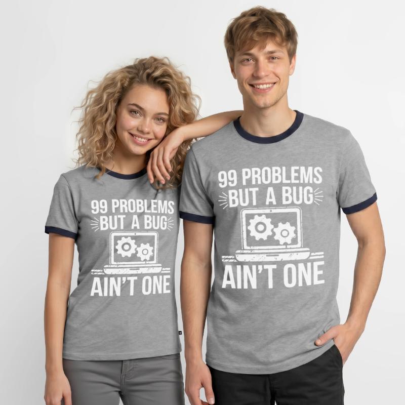 Administrator Support Nerd Computer Tech Men's Ringer Shirt