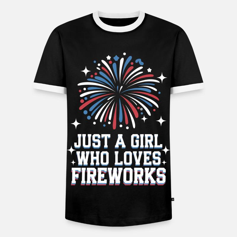 Pyrotechnics Fireworks Pyrotechnics - Men's Ringer Shirt - black/white