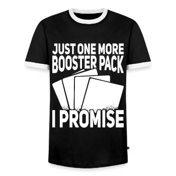 Jeu de cartes à collectionner - T-shirt contrasté Homme - noir/blanc - Devant - AI Model Female 172 light (172cm) & AI Model Male 178 light (178cm)