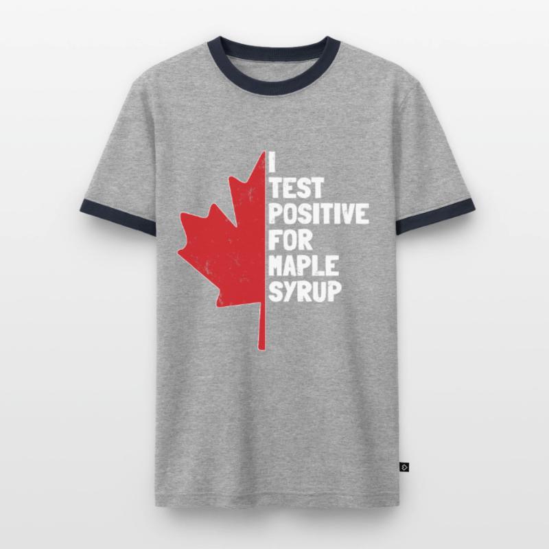 Maple Syrup Maple Tree Sap Tapping Sugaring Tapper Men's Ringer Shirt