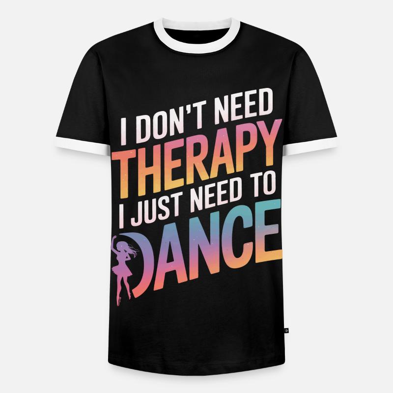 Dancing Dancers Dancing - Men's Ringer Shirt - black/white