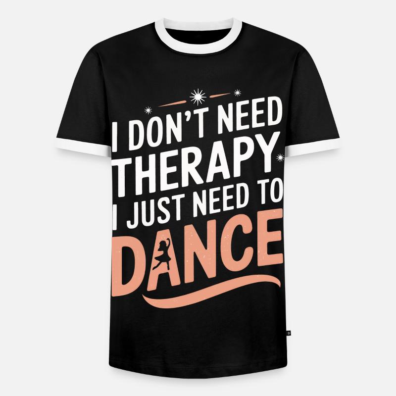 Dancing Dancers Dancing - Men's Ringer Shirt - black/white