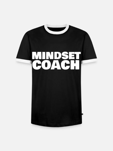 Mindset Coach - Men's Ringer Shirt - black/white