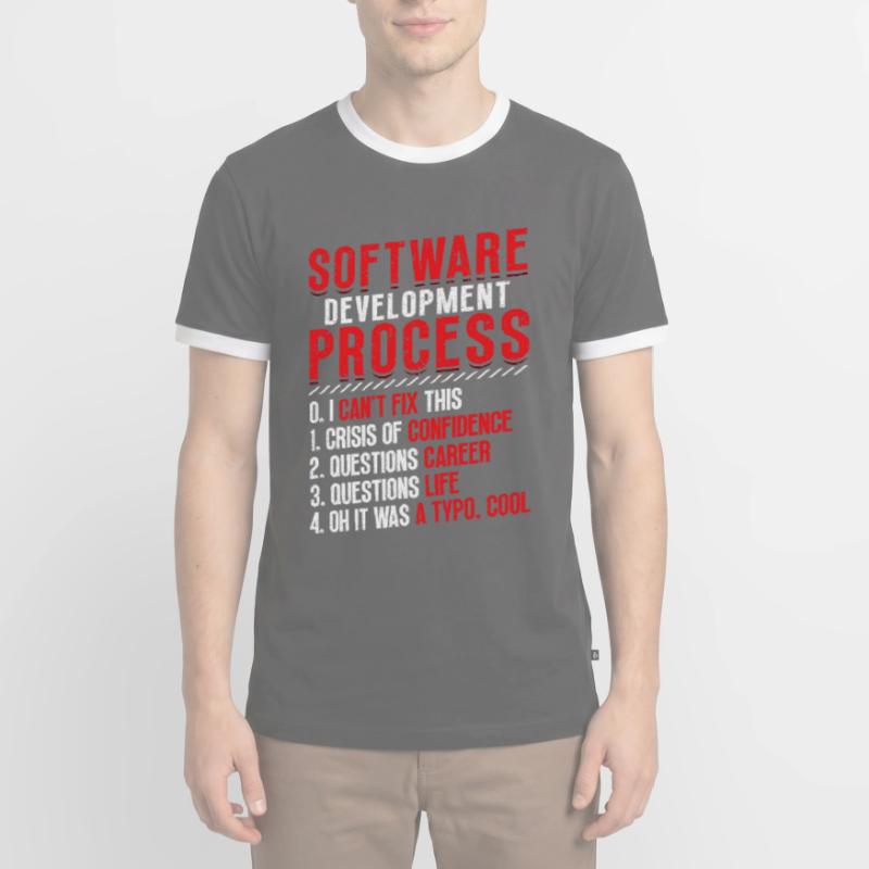 Software development process, programming Men's Ringer Shirt