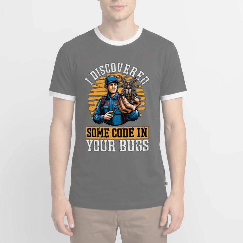 J’ai découvert des bugs de pulvérisation de code T-shirt contrasté Homme