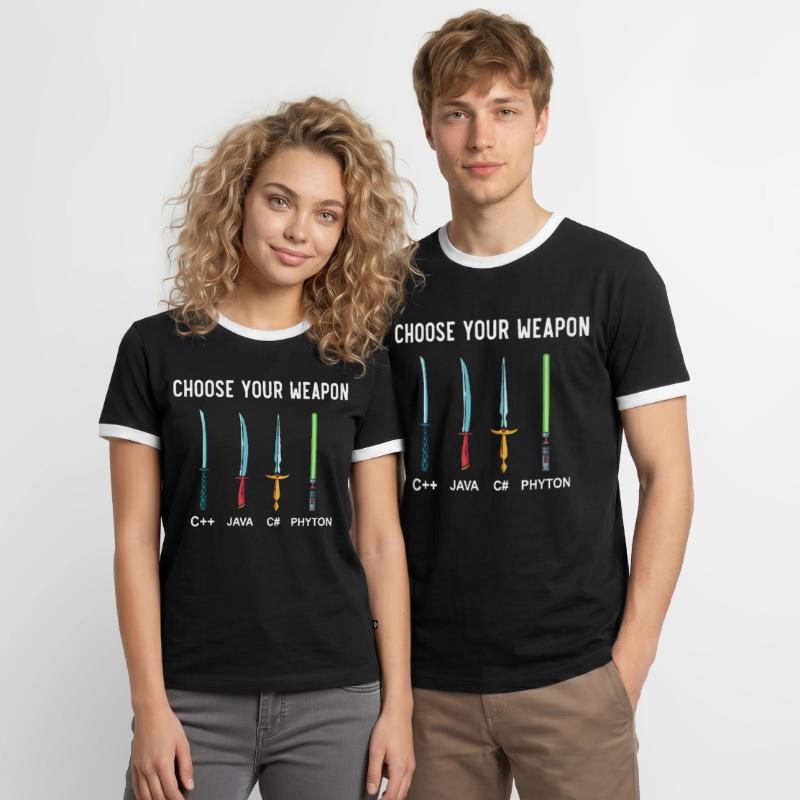 PHYTON PROGRAMMER Programming Encoder Encoding Men's Ringer Shirt