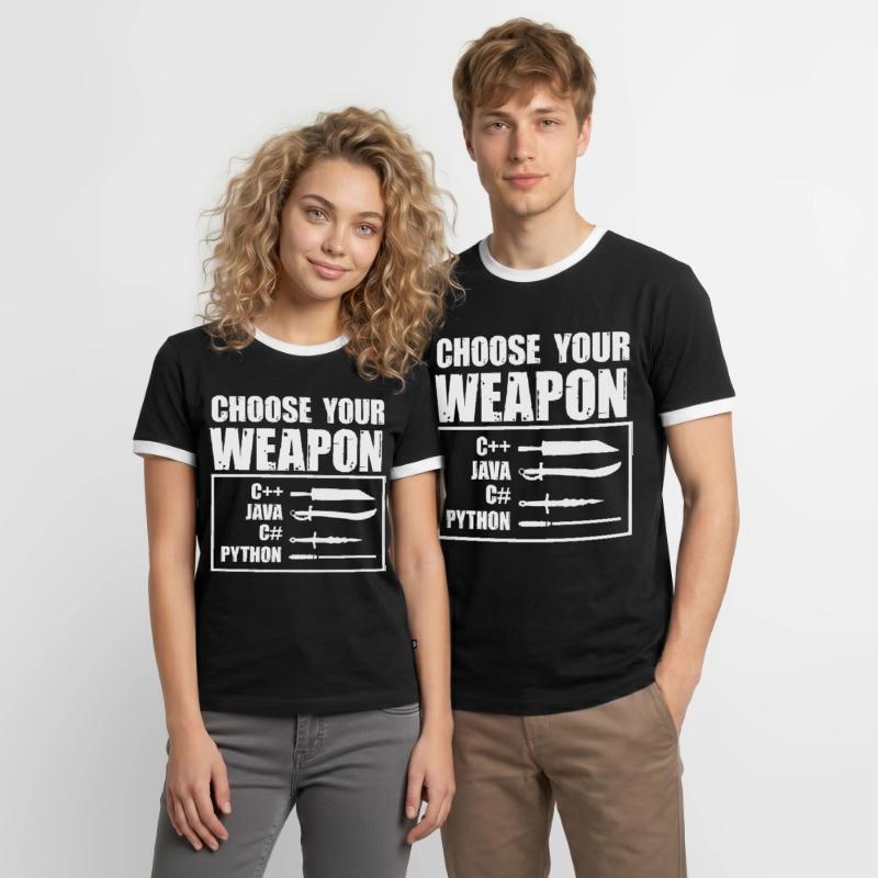 Männer Kontrast-T-Shirt