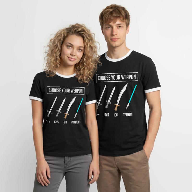 Männer Kontrast-T-Shirt