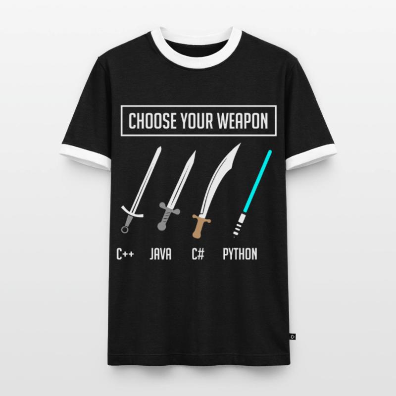 Männer Kontrast-T-Shirt