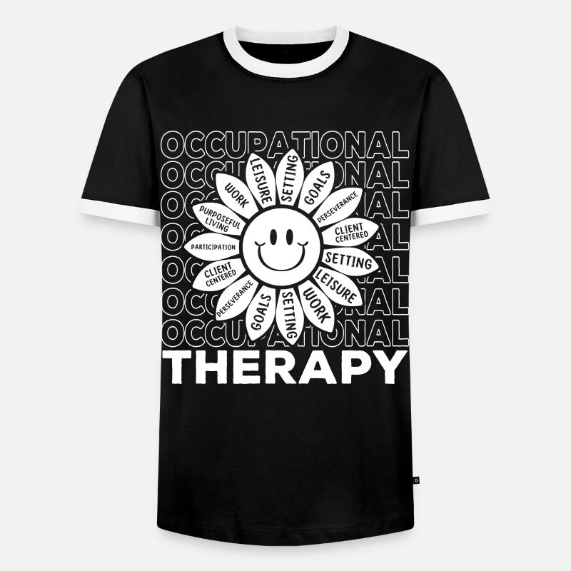 Arbetsterapi - Kontrast-T-shirt herr - svart/vit