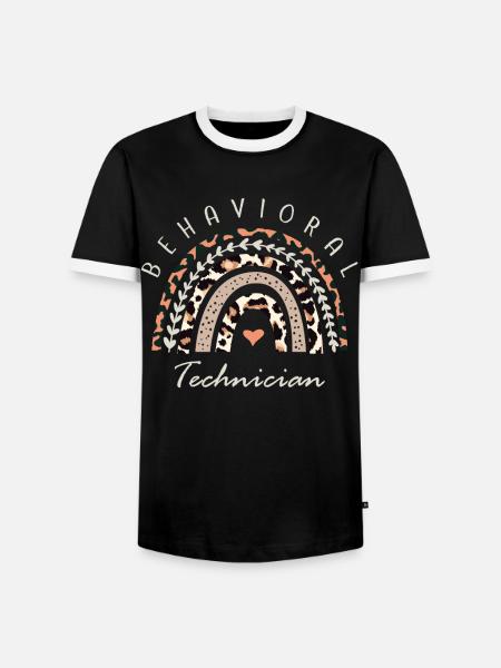 Grundschullehrer - Männer Kontrast-T-Shirt - Schwarz/Weiß