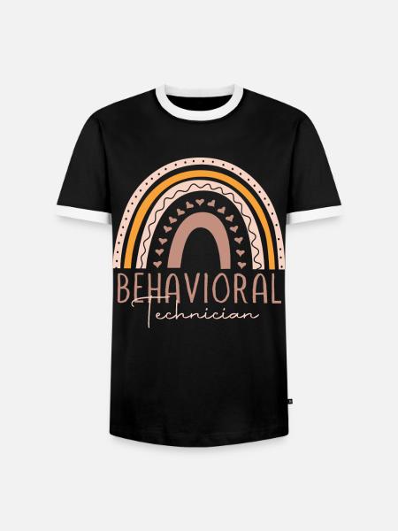 Primary school teachers - Men's Ringer Shirt - black/white
