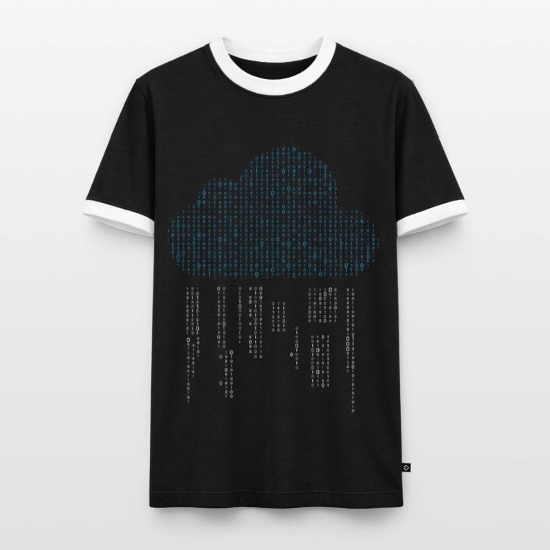 Cloud Engineer, Cloud -Bits, Software developer Männer Kontrast-T-Shirt