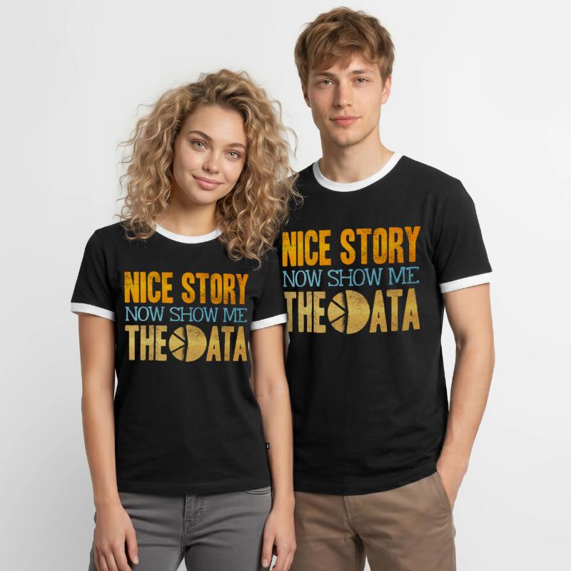 Data Analyst, Data Engineer Men's Ringer Shirt