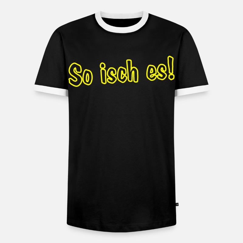C’est comme ça ! - T-shirt contrasté Homme - noir/blanc
