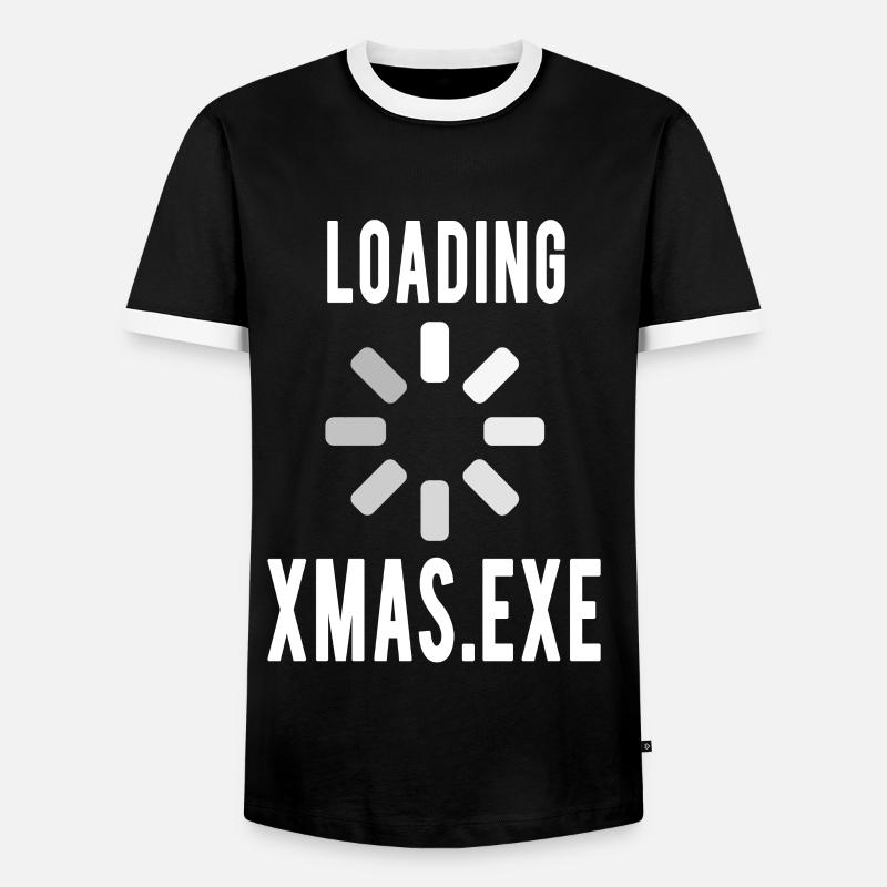 Lustiges Programmierer Weihnachtsgeschenk Gamer - Männer Kontrast-T-Shirt - Schwarz/Weiß