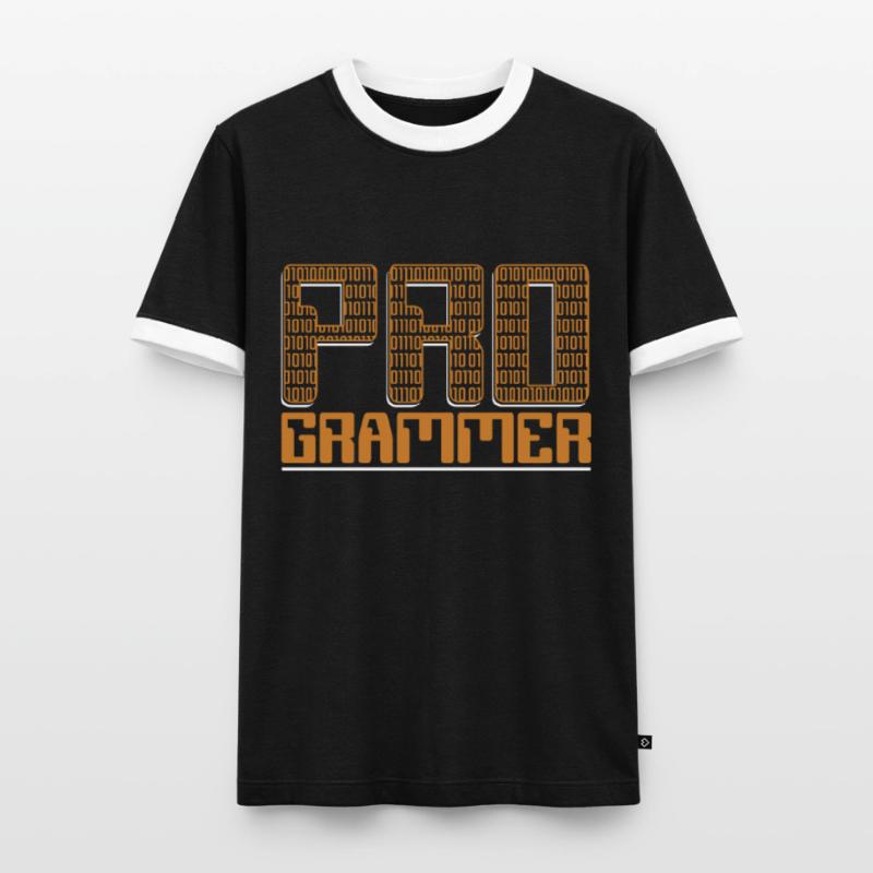 Programmer Developer Softwareentwickler Coder Männer Kontrast-T-Shirt