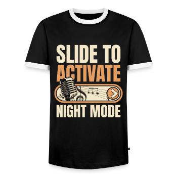 Faites glisser pour activer le mode nuit Opera House Lover - T-shirt contrasté Homme - noir/blanc - Devant - AI Model Female 172 light (172cm) & AI Model Male 178 light (178cm)