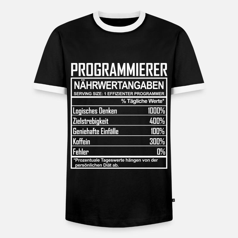 Programmierer - Männer Kontrast-T-Shirt - Schwarz/Weiß