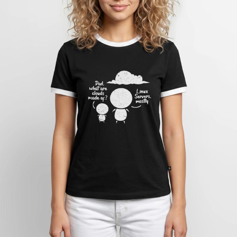 Software Developer Programmer Software Linux Men's Ringer Shirt