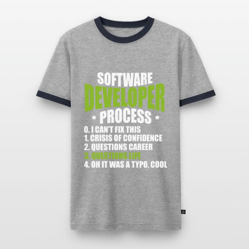 software developer Men's Ringer Shirt