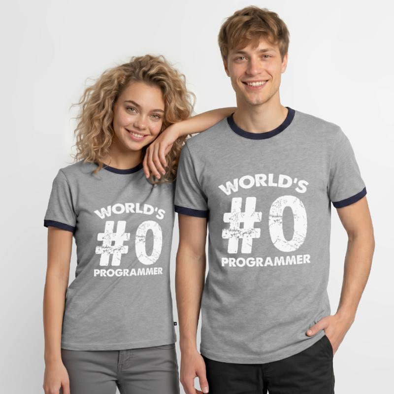 Softwareentwickler Programmierer Software Männer Kontrast-T-Shirt
