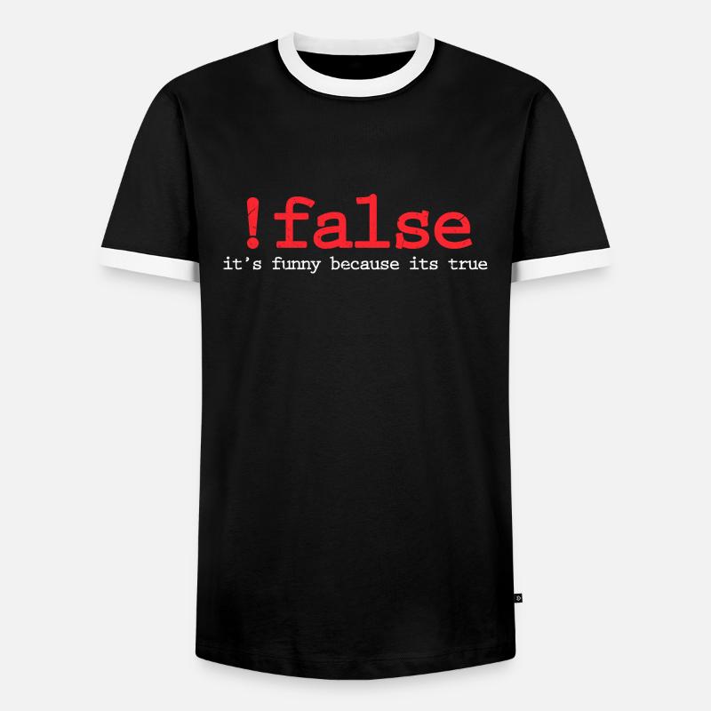 Programmierer - Männer Kontrast-T-Shirt - Schwarz/Weiß
