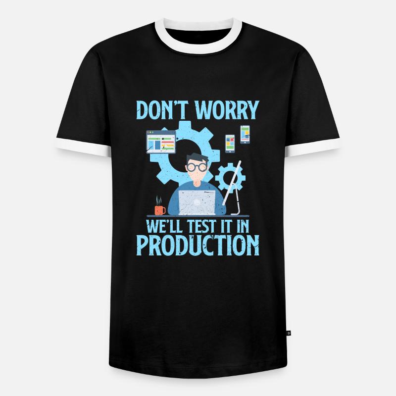 Programmierer - Männer Kontrast-T-Shirt - Schwarz/Weiß