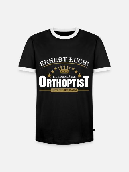 Orthoptist - Männer Kontrast-T-Shirt - Schwarz/Weiß