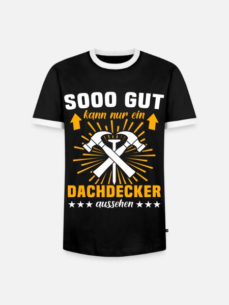 Dachdecker Dachspengler Dachklempner - Männer Kontrast-T-Shirt - Schwarz/Weiß