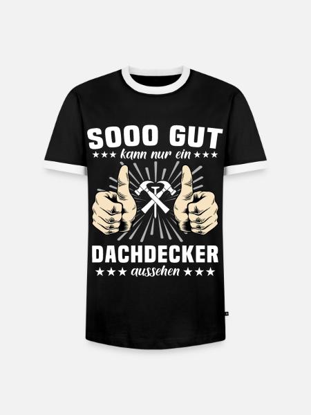 Dachdecker Dachspengler Dachklempner - Männer Kontrast-T-Shirt - Schwarz/Weiß