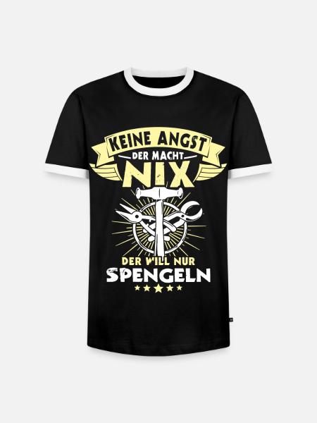 Spengler Spengeln Bauspengler - Männer Kontrast-T-Shirt - Schwarz/Weiß
