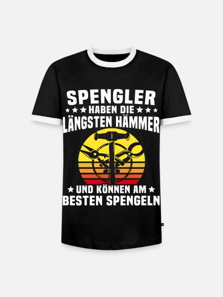 Spengler Bauspengler Spengeln - Männer Kontrast-T-Shirt - Schwarz/Weiß