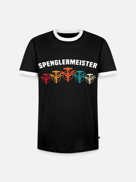 Spengler Bauspengler Spengeln - Männer Kontrast-T-Shirt - Schwarz/Weiß