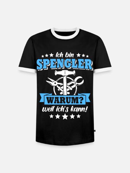 Spengler Bauspengler Spengeln - Männer Kontrast-T-Shirt - Schwarz/Weiß
