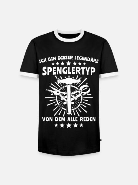 Spengler Beruf Bauspengler Sprüche - Männer Kontrast-T-Shirt - Schwarz/Weiß