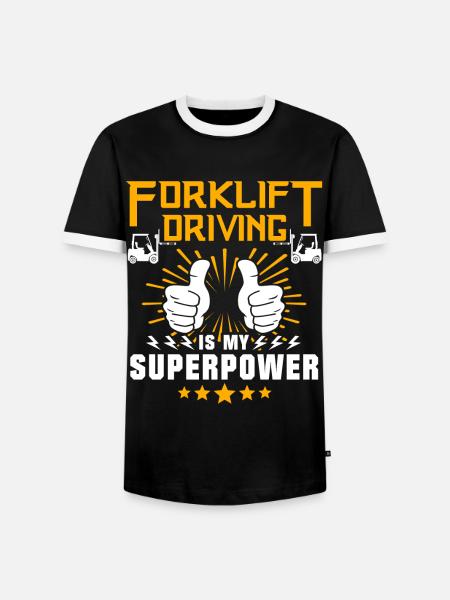 Gabelstapler Staplerfahrer Stapler - Männer Kontrast-T-Shirt - Schwarz/Weiß